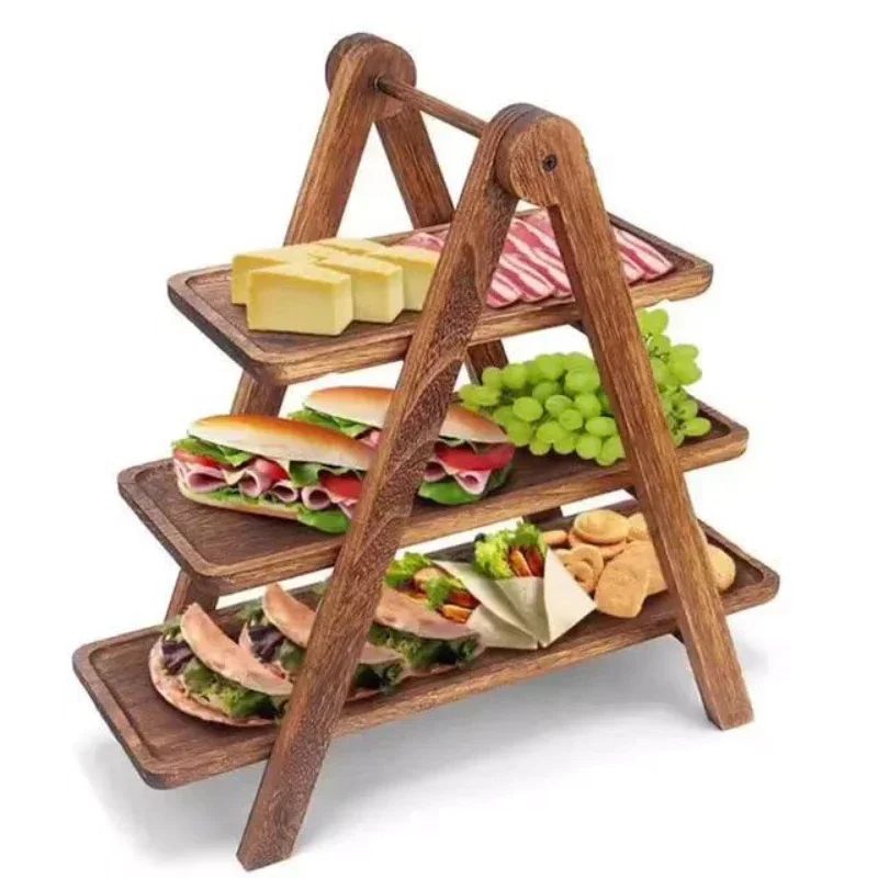 Bamboo Cutlery - Bandeja de servir de 3 niveles