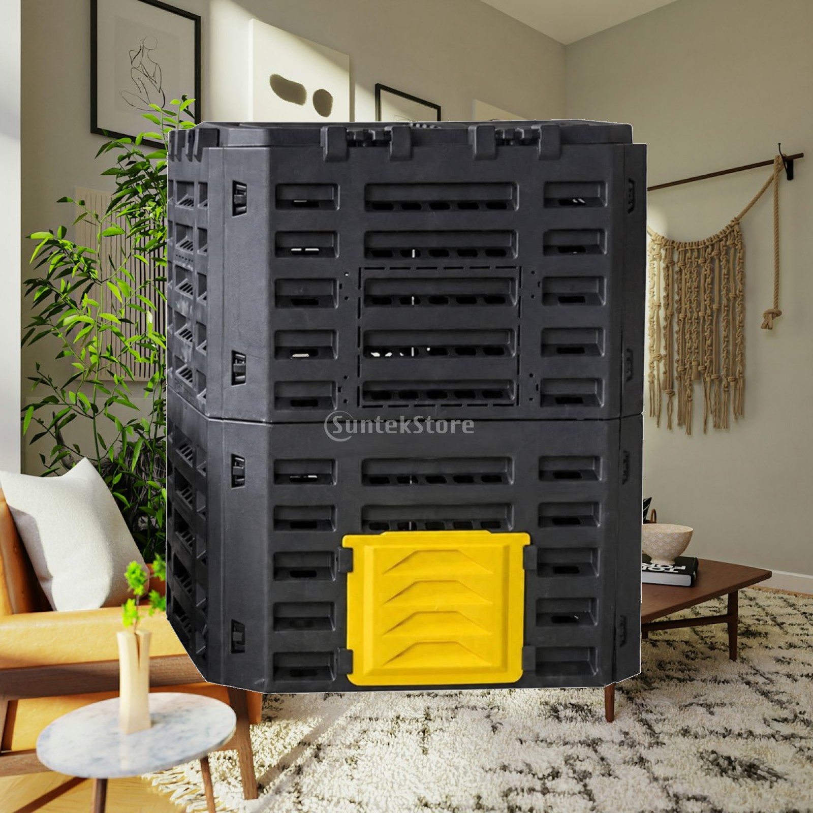 Compost Bin - Contenedor de Compostaje para Jardín Exterior
