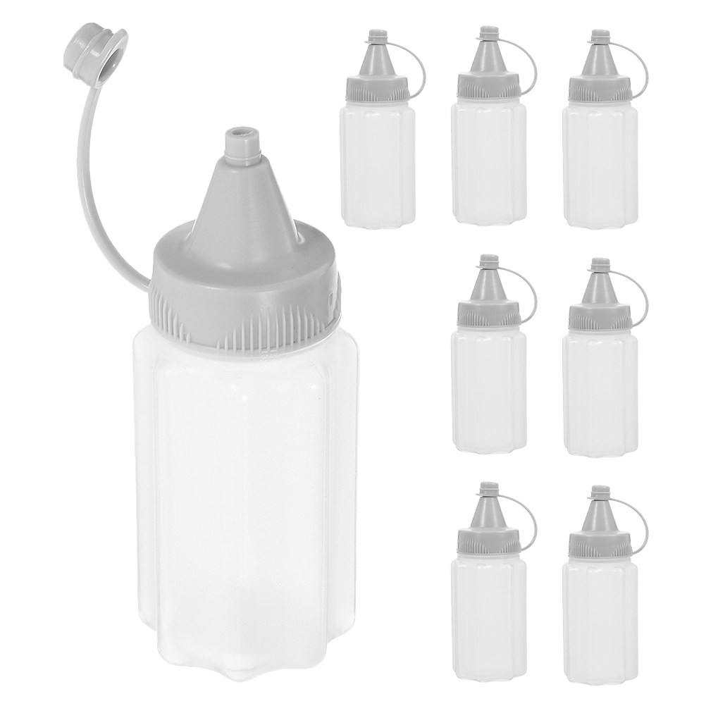 Reusable Bottle - 8 botellas exprimibles para la cocina,