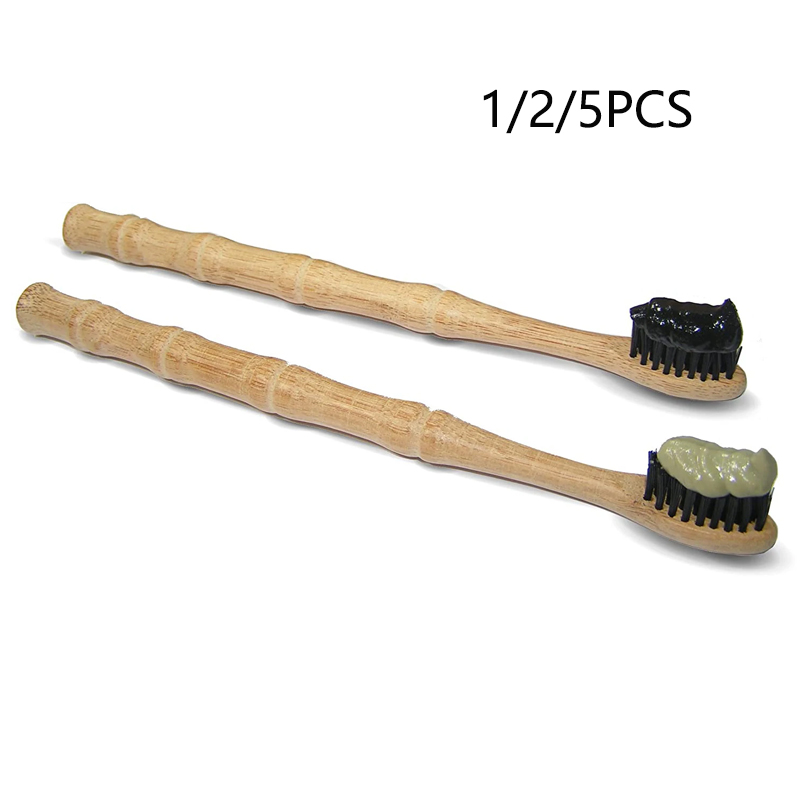 Bamboo Toothbrush - 1/2/5 Uds. Cepillo de dientes de