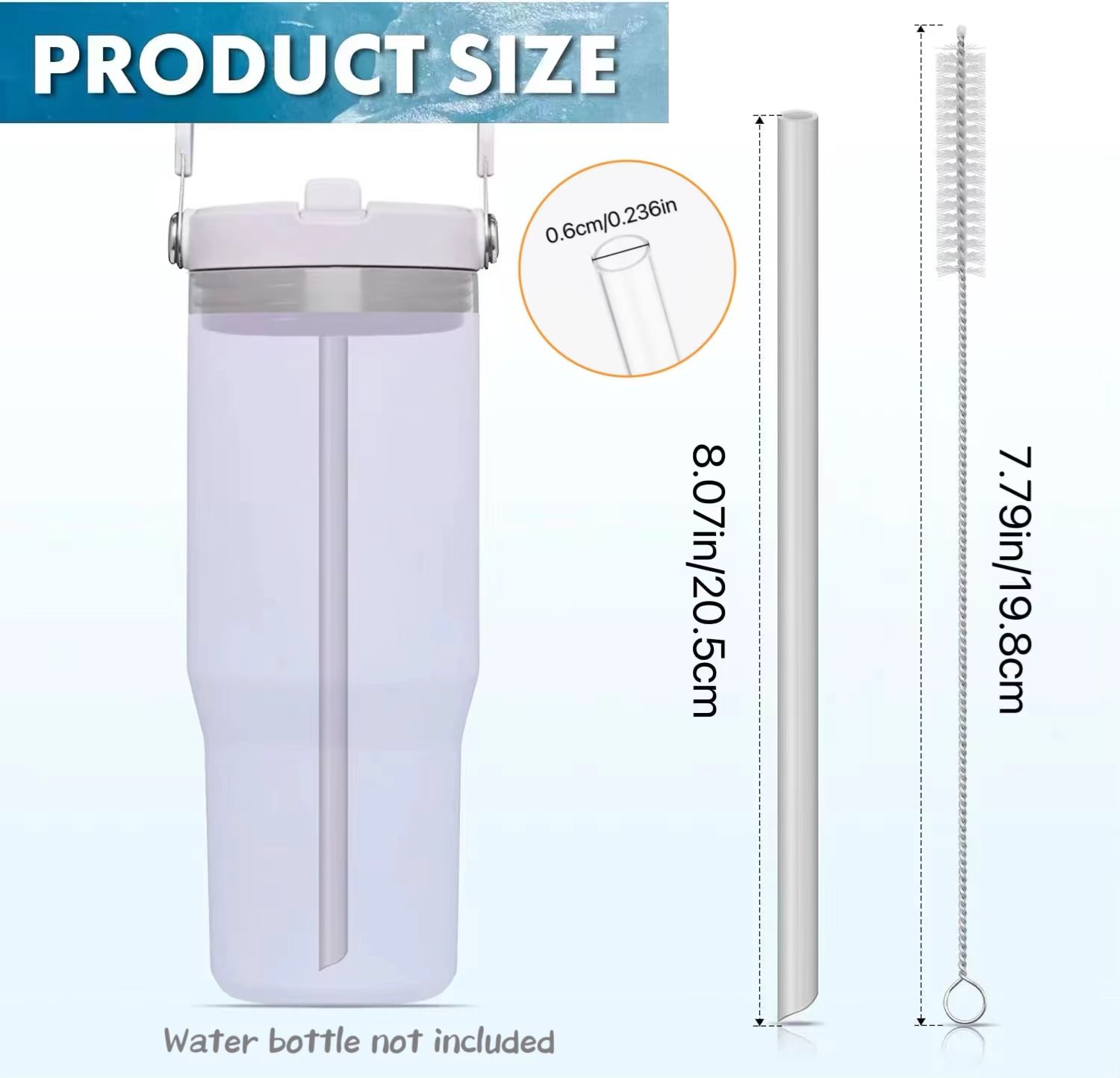 Pajitas reutilizables de plást - Reusable Straw reseña y precio