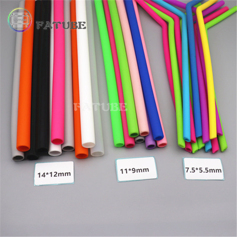 10 Pajitas de Silicona Curvas  - Reusable Straw reseña y precio