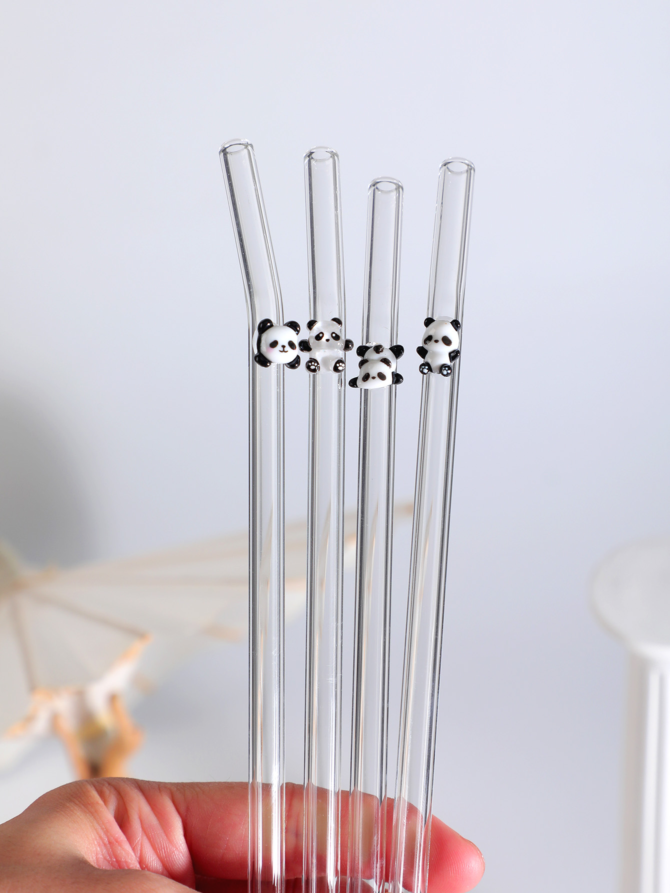 Pajita de vidrio doblada reuti - Reusable Straw reseña y precio