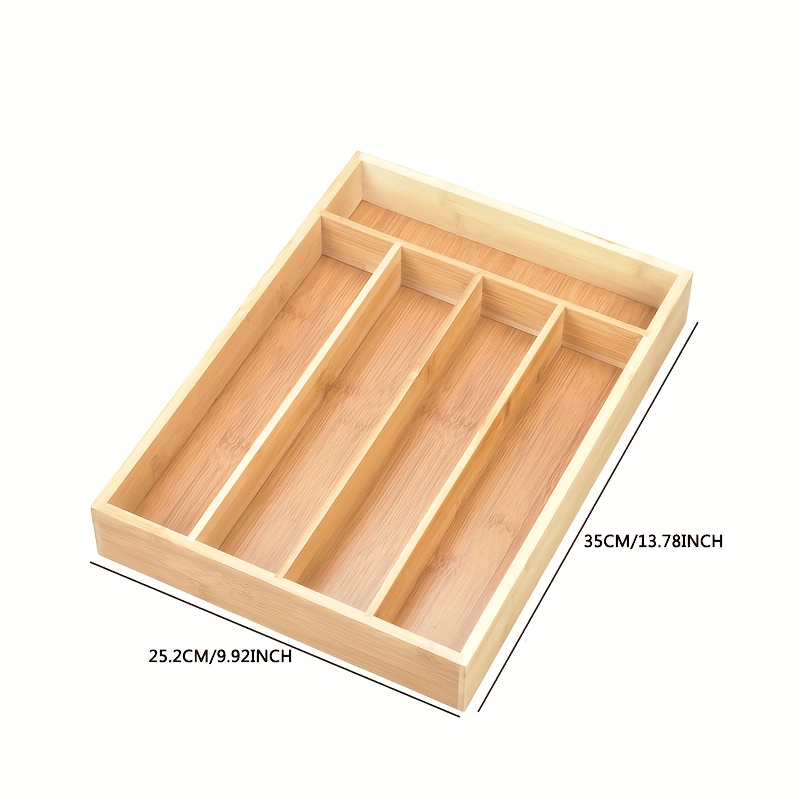 Organizador de Bambú para Cajo - Bamboo Cutlery reseña y precio