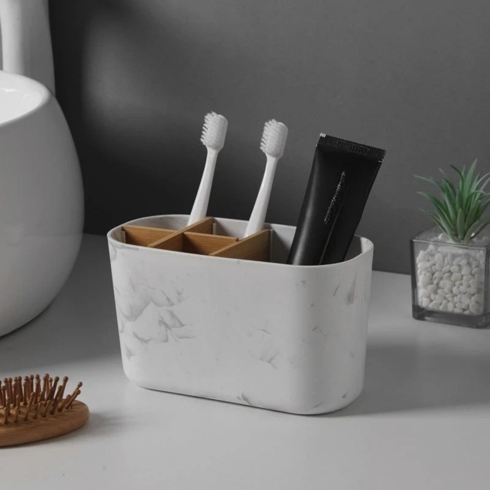 Organizador de Baño Multifunci - Bamboo Toothbrush reseña y precio