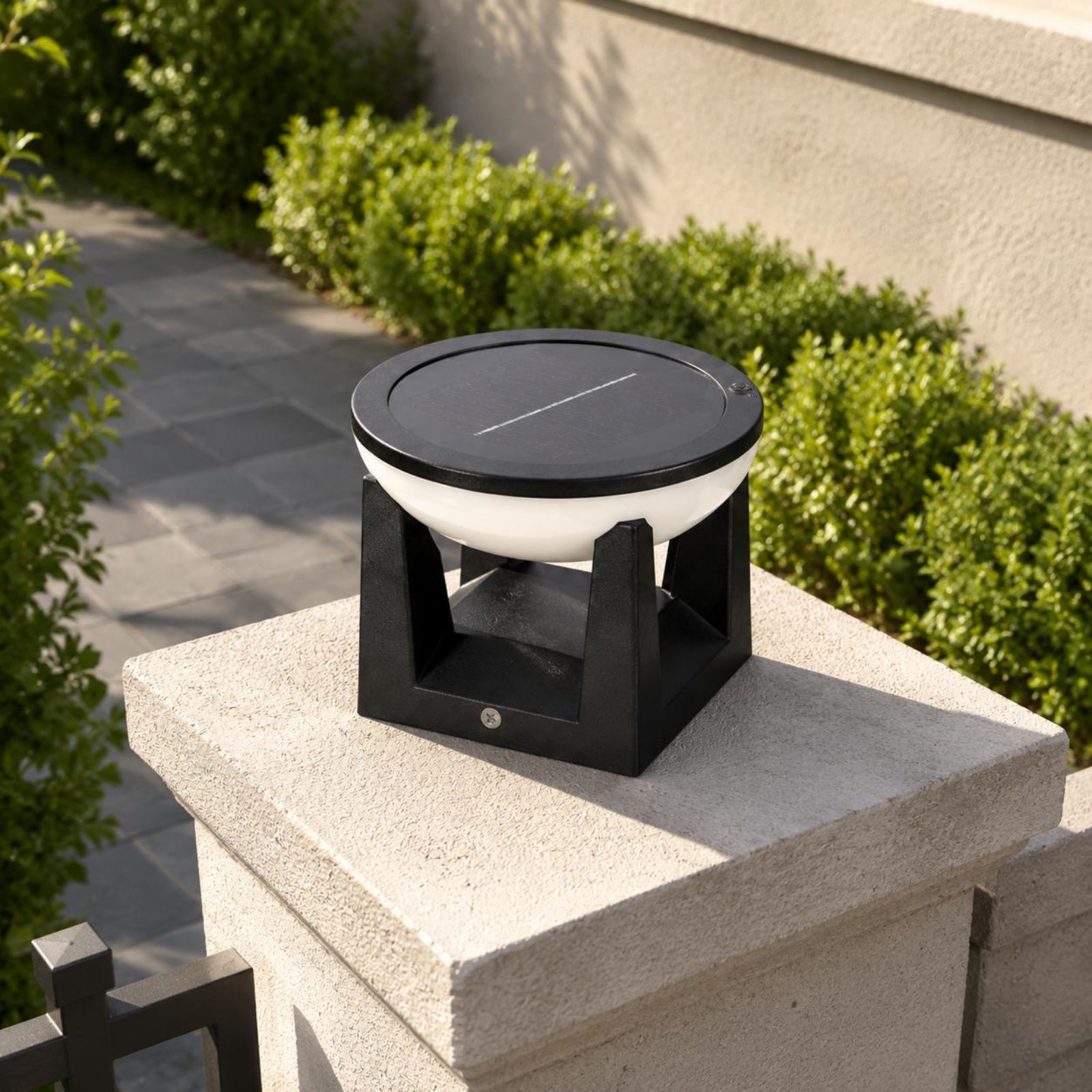 Lámpara Solar para Poste, Fáci - Solar Garden Light reseña y precio